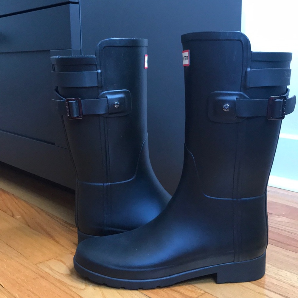 Hunter rain boots!